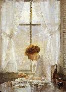 Joseph Decamp The Seamstress oil painting on canvas